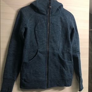 Lululemon Speckled Blue Scuba Hoodie Size 6